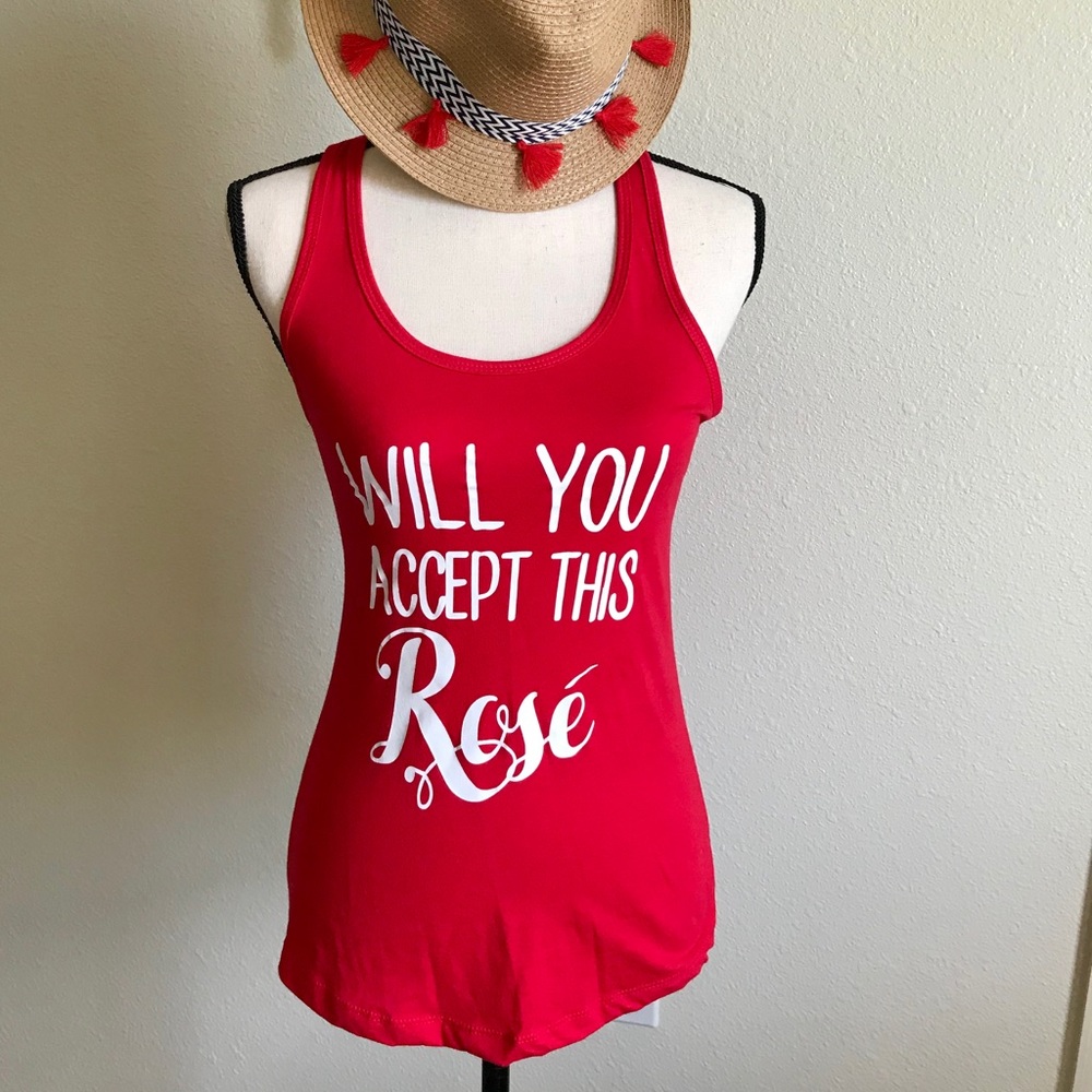 Bachelor/bachelorette Racer Back Tank Top